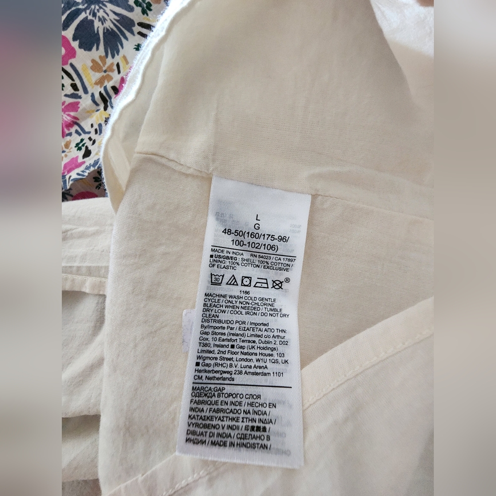NWT GAP Smocked Tiered Midi Dress - Picture 11 of 11